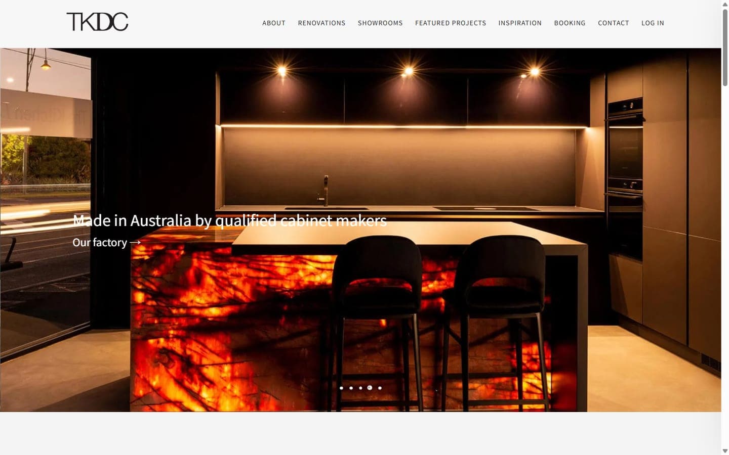 Screenshot of The Kitchen Design Centre